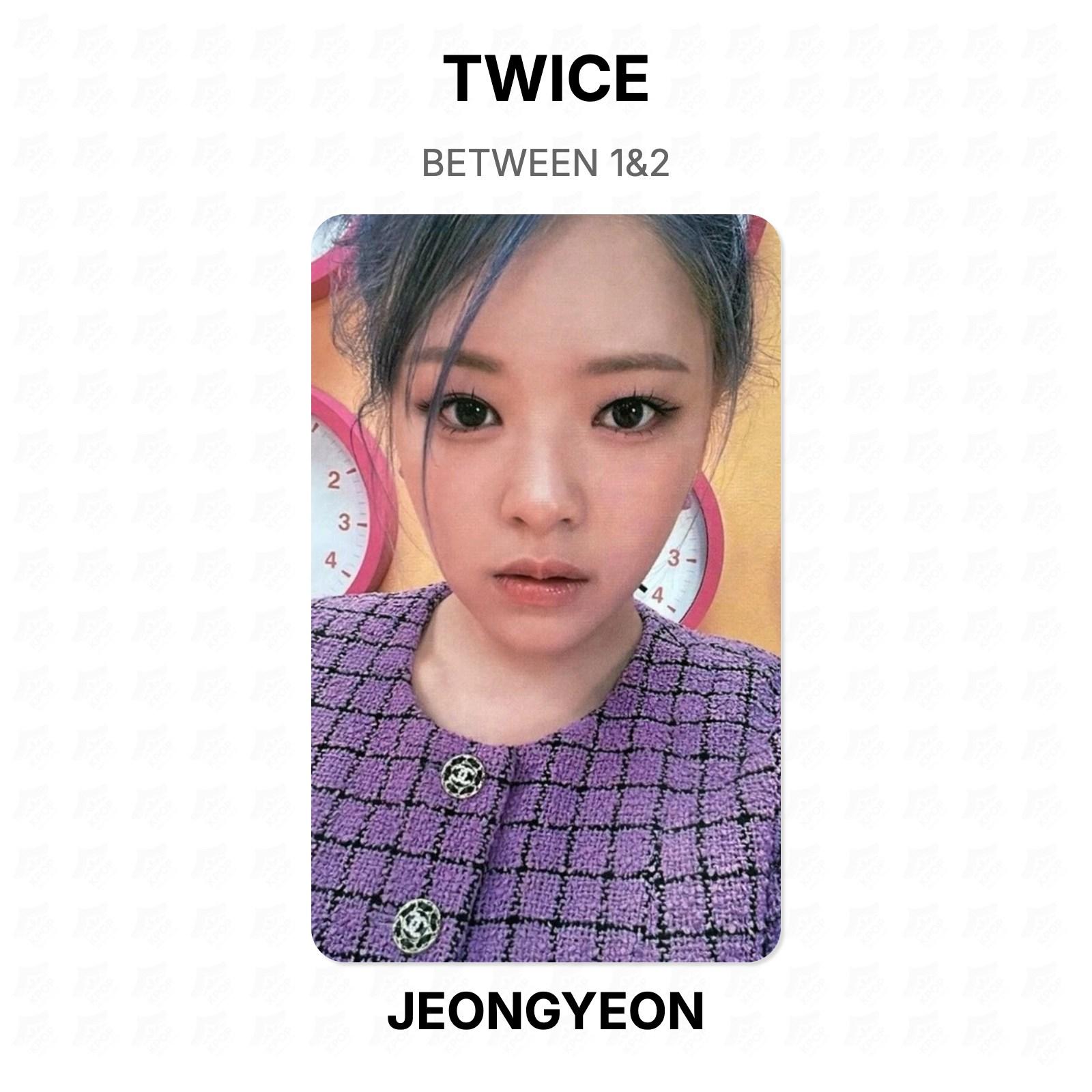 Официальная фотокарточка TWICE BETWEEN 1&2 JEONGYEON