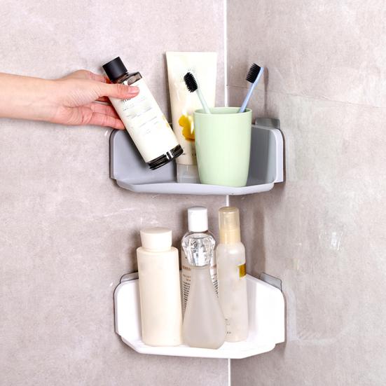 

Bathroom Storage Basket Sundries Holder Kitchen Shelf Rack Organizer Sucker