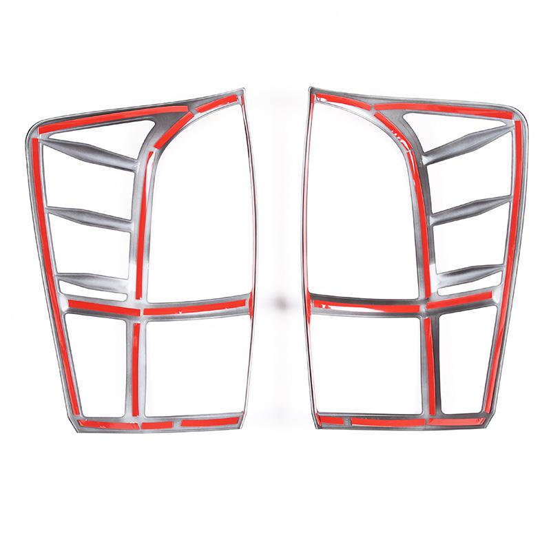 For Toyota Tacoma 2016-2026 ABS Matte Black/Black Car Styling Car Taillight Decorative Frame Sticker Car Exterior Accessories
