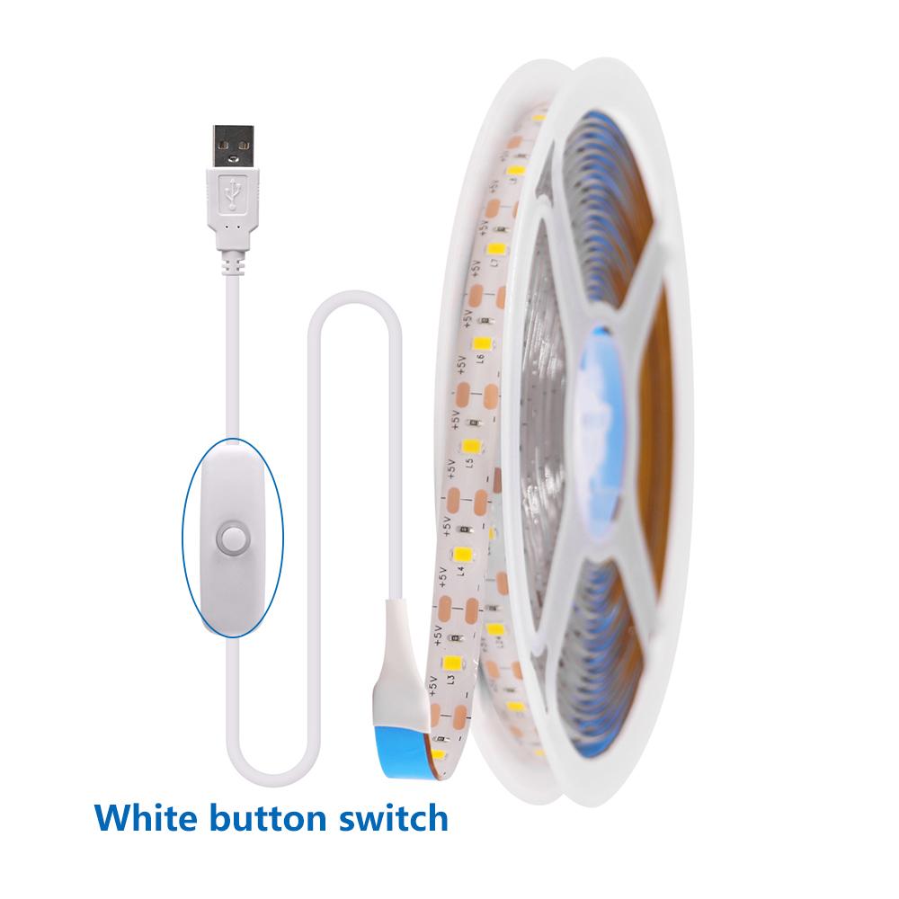 5V USB 2835 LED Strip Touch Dimmer Switch Kit Light Tape Flex 60LED/m Under Cabinet Lights Night Lamp Waterproof 0.5M 1M 2M 5M