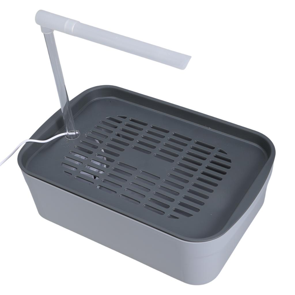 Electric Bird Bathtub USB Powered Parrots Shower Basin for Home Bird Feather Caring Supply with Easy Control Water Flows