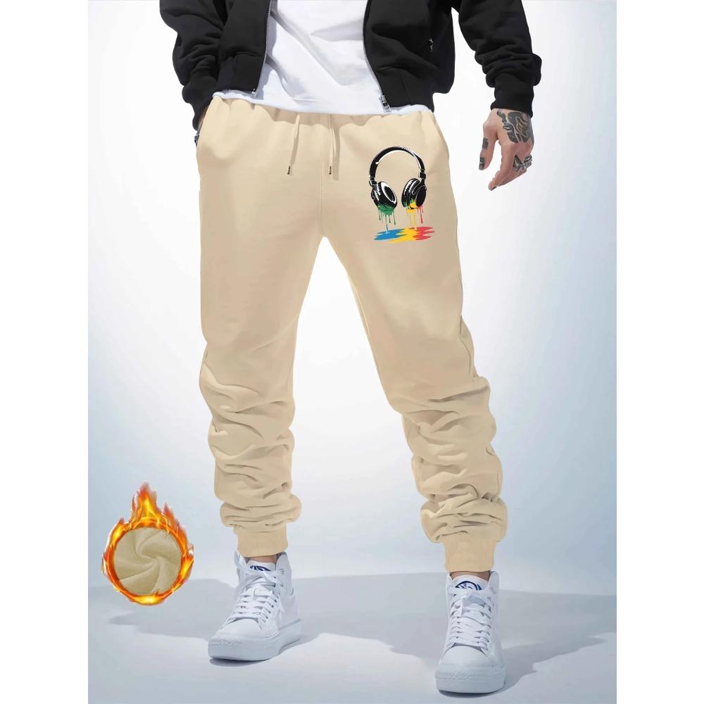 Men Casual Sports Pants Gym Sport Trousers Sweatpants Running Workout Jogging Printed Long Pants