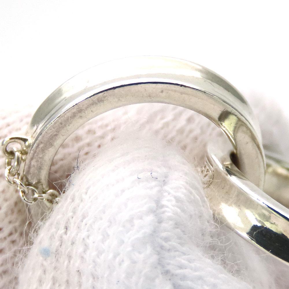 Used TIFFANY&Co. Necklace Interlocking Circle 1837 Silver925 4.4g Silver Pendant