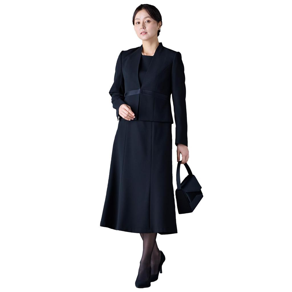 Suit Dress Black [Maison Comfy] Set, Formal, Women's [flare Type] (01)