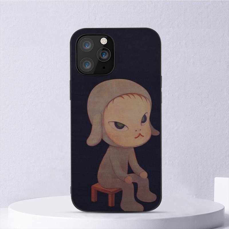 Yoshitomo Nara Art Handyhülle für Iphone 11 12 Mini 13 14 Pro Xs Max X 8 7 6s Plus 5 Se Xr Shell