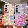 Hot Cases For Samsung S25 Plus Ultra A16 A23 A36 A56 F14 4G 5G Covers Colorful Fallen Leaves Super Shockproof Soft Silicone Housing For Samsung Bumper