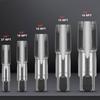 NPT Thread Forming Tap, 1/8", 1/4", 3/8", 1/2" and 3/4"  NPT Pipe Tap Threading Tap Tool for Clean Damaged