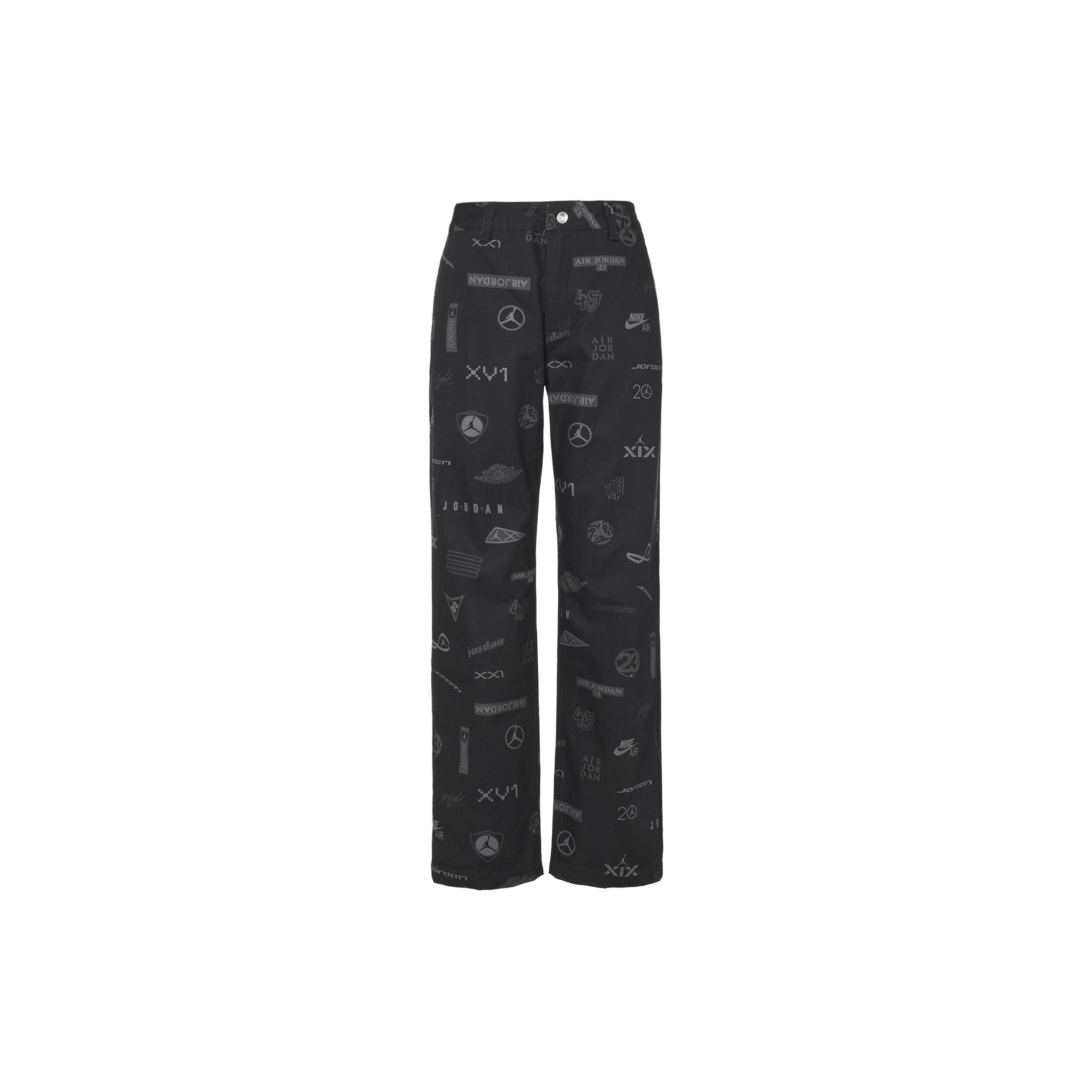 Air Jordan Flight Heritage Straight-leg Cargo Pants Black Men s DV7560-010 M