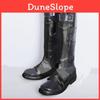 Overwatch Soldier 76 Cosplay Boots Custom Made Comfortable Pu Leather Shoes