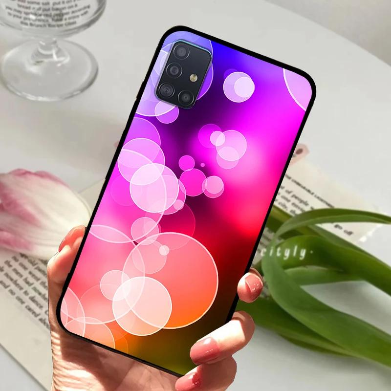 Case For Samsung A71 4G 5G Soft Silicone TPU Phone Back Cover For Samsung Galaxy A Quantum Cases A716N Shockproof Bumper Fundas