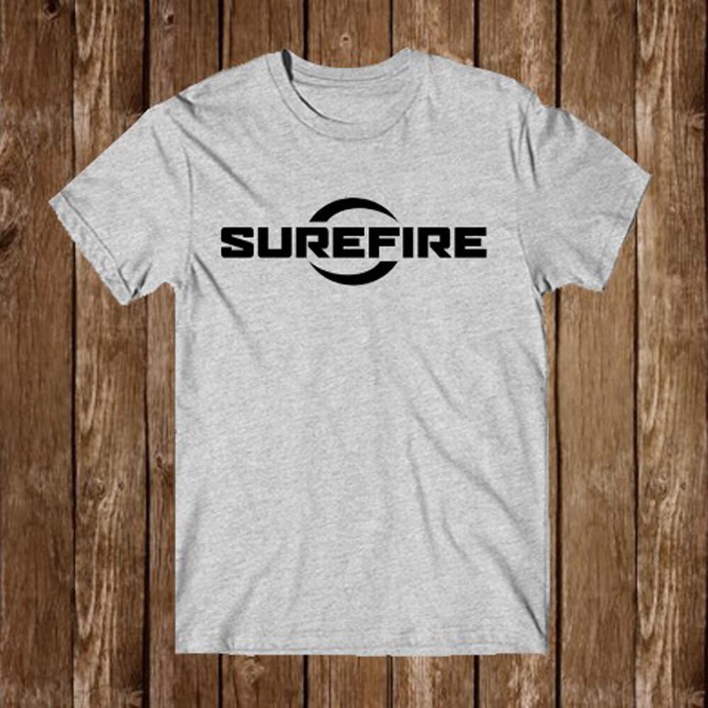Surefire Guns Firearms Men s grey T-Shirt Size S-5XL Unisex T-Shirt S