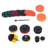 22pcs Drill Brush Attachments Set Multipurpose Power Scrubber Cleaning Kit for Bathroom Kitchen Car