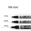 Graffiti Chrome Mirror Marker Pen Gold Silver Touch Up Marker Effective Reflective Paint Pen  Car