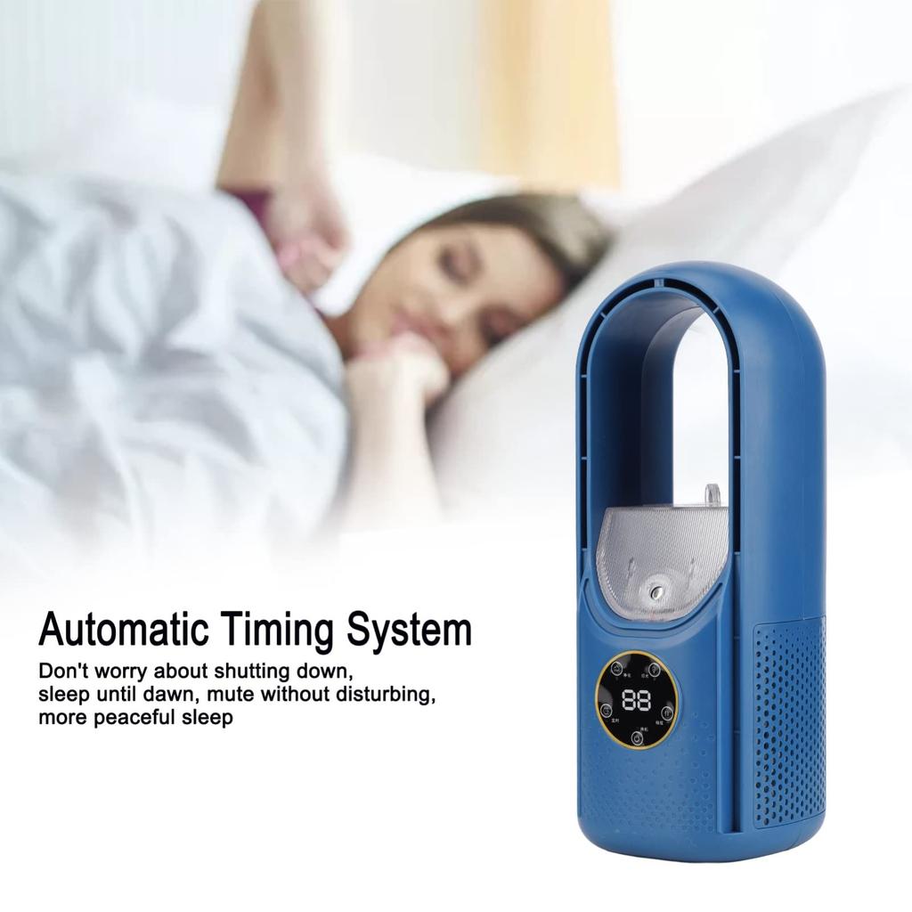 USB Bladeless Coolings Fan, Desktop Timed Fan, Home Dormitory Conditioning Fan