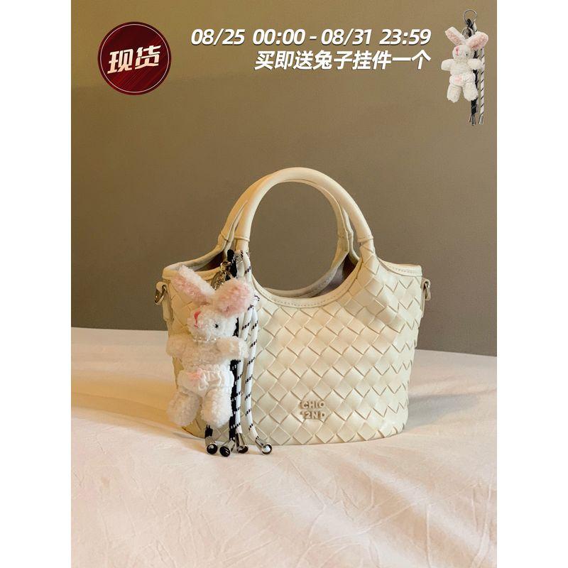 

Сумка-тоут в южном стиле Chio2nd Summer Moon Manor Женская летняя плетеная сумка Маленькая сумочка На плечо Сумка-мессенджер Image color