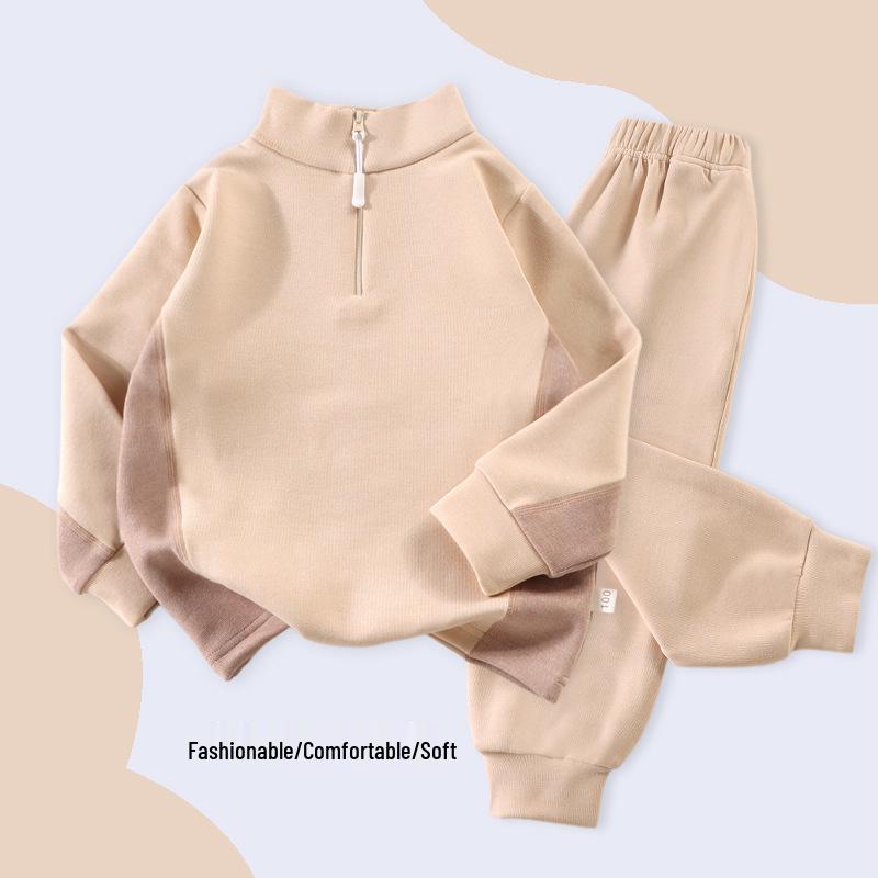 2025 Herbst Modisches Kinder-Freizeit-Sweatshirt-Set für Jungen und Mädchen