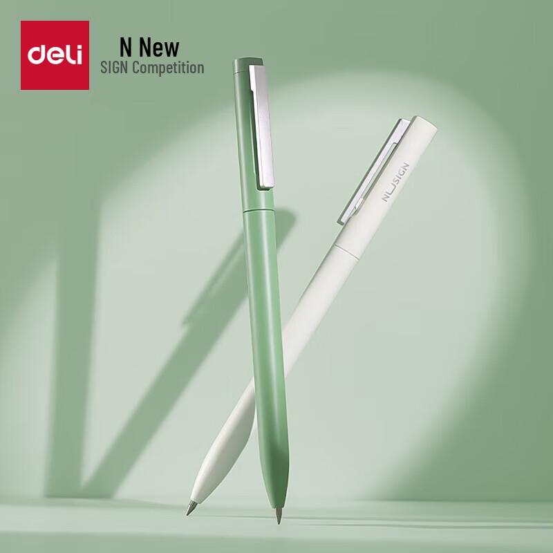 Deli NS563 Retractable 0.5mm Gel Pen - 10 Pack
