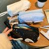 Print Wings Star Dots Pencil Case Y2K Large Capacity Korean Style Pen Bag Stationery Storage Desktop Storage Pencil Pouch School