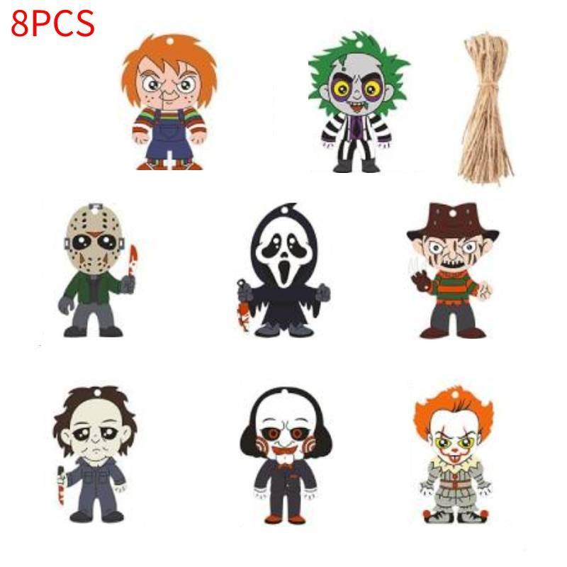 

Pendant Halloween Craft Ornaments Home Furnishing Decoration Party Bauble Art 8 Pcs