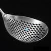 1Pcs Large Durable Stainless Steel Colander Skimmer Spoon Heavy Duty Food Strainer Spoon For Frying & Cooking Kitchen Utensils