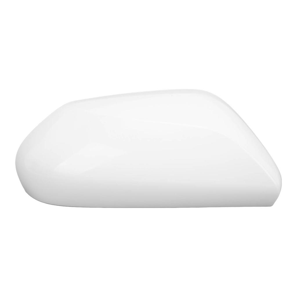 White Side Mirror Cover Unpainted Rearview Outer Door Wing Mirror Cover Cap for Camry 2018 To 2021