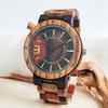 New Top Brand Three-pin Wooden Watch European and American Casual Simple Neutral High-value Quartz Wooden Watch