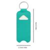 Lipstick Lip Gloss Bag Keychain Holder PU Leather Chapstick Pouch Keyring Portable Lip Balm Packaging Cover Key Chain