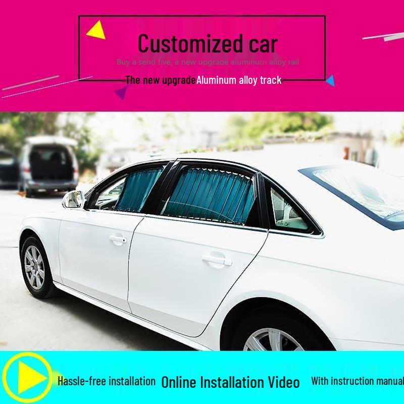 Honda Accord 8th Gen & Civic Car Sunshades: Heat Insulation Curtains for Fit, Vezel, and Crider Models