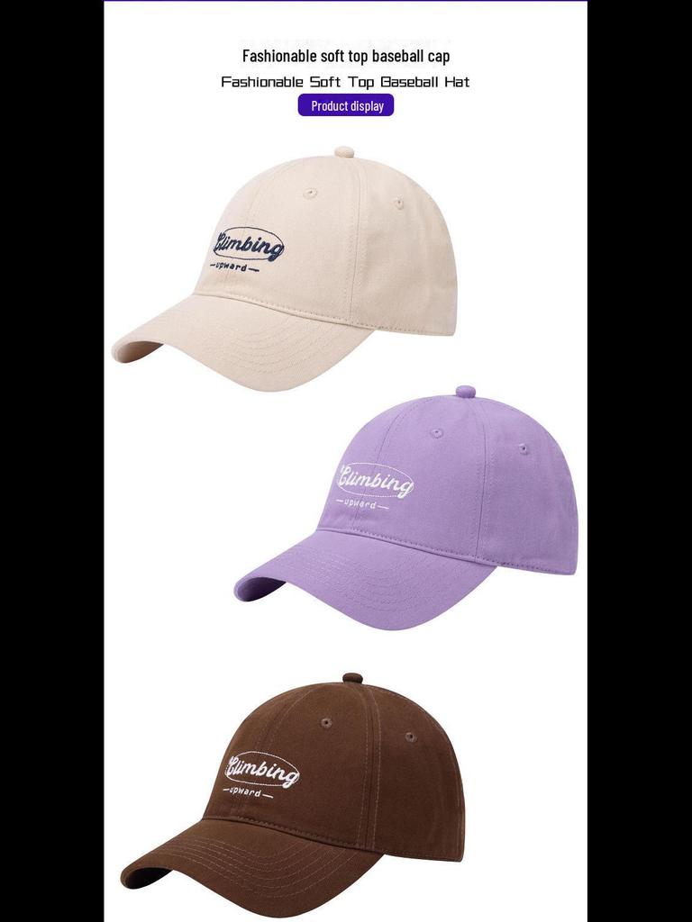 2024 Autumn/Winter Unisex Trendy Baseball Cap with Large Brim for Outdoor Mountaineering and Sun Protection