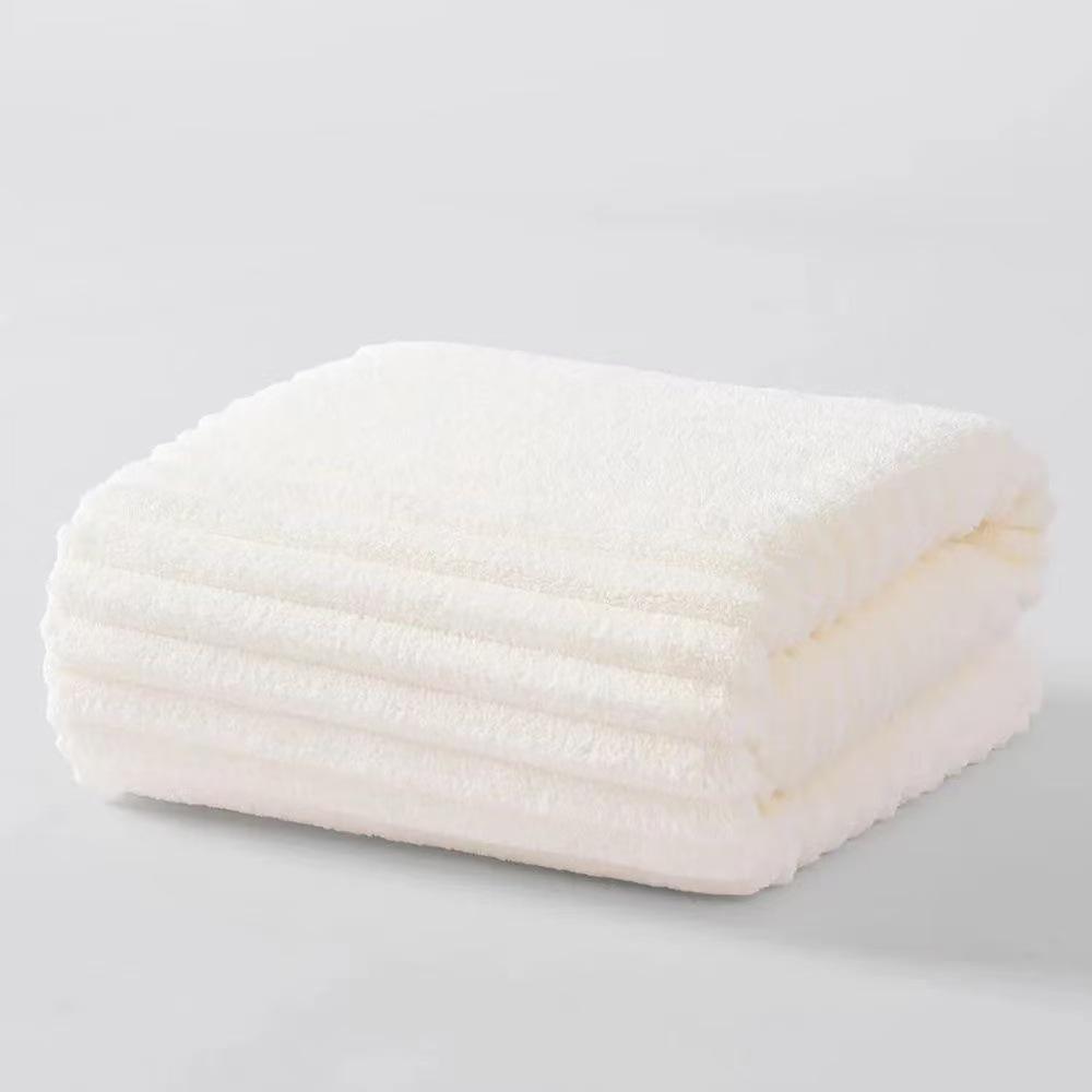 Home 2025 Quick-Drying Bath Towel Set - Thick Coral, High-Absorbency 30x60cm Towel
