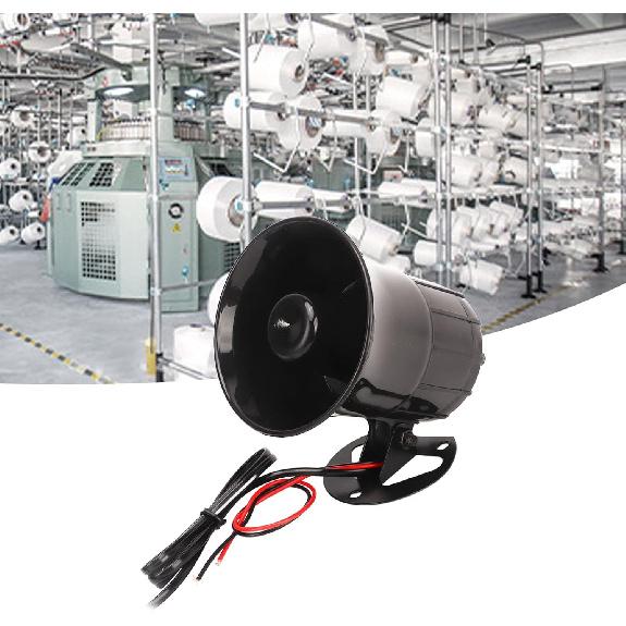 12V 30W 3-Tone Siren, 120dB Loud Sound Electric Horn with Duck, Patrol & Ambulance Sounds - Waterproof & Durable for Cars, Trucks & SUVs
