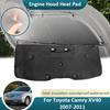 For Toyota Camry XV40 Aurion Daihatsu Altis 2007 2008 2009 2010 2011 Front Engine Hood Pad Cotton Mat Cover Soundproof Fireproof