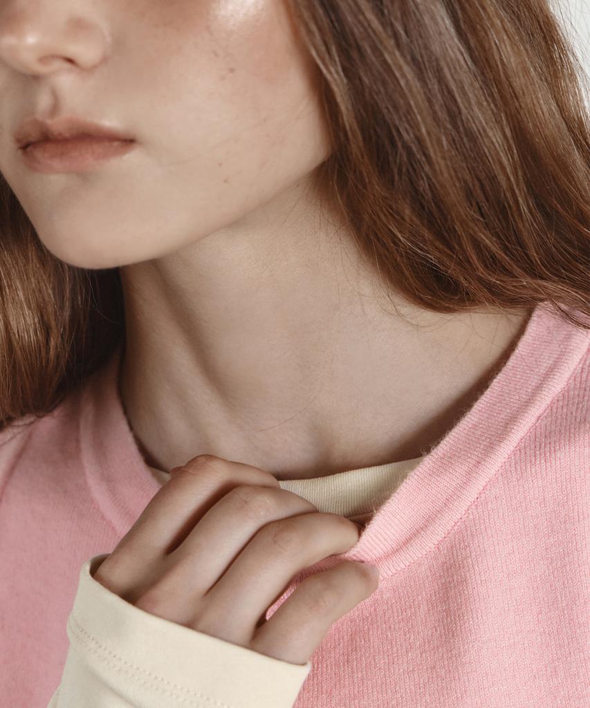 Isibchilwai Soft Touch Knit Vest (Baby Pink)