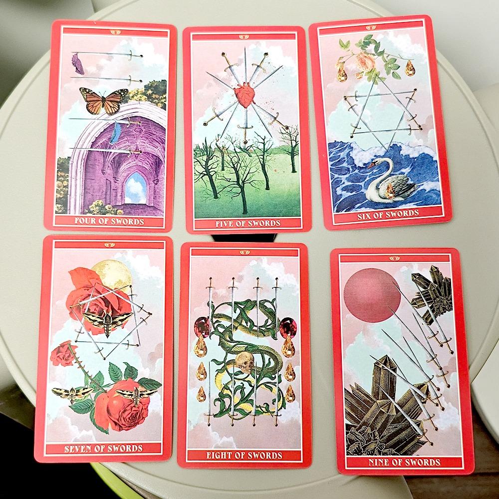 Goddess of Love Tarot: A Deck for Embodying The Erotic Divine Feminine 78 Pcs Cards 10.3*6cm