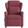 Massage Chair Wine Red Fabric