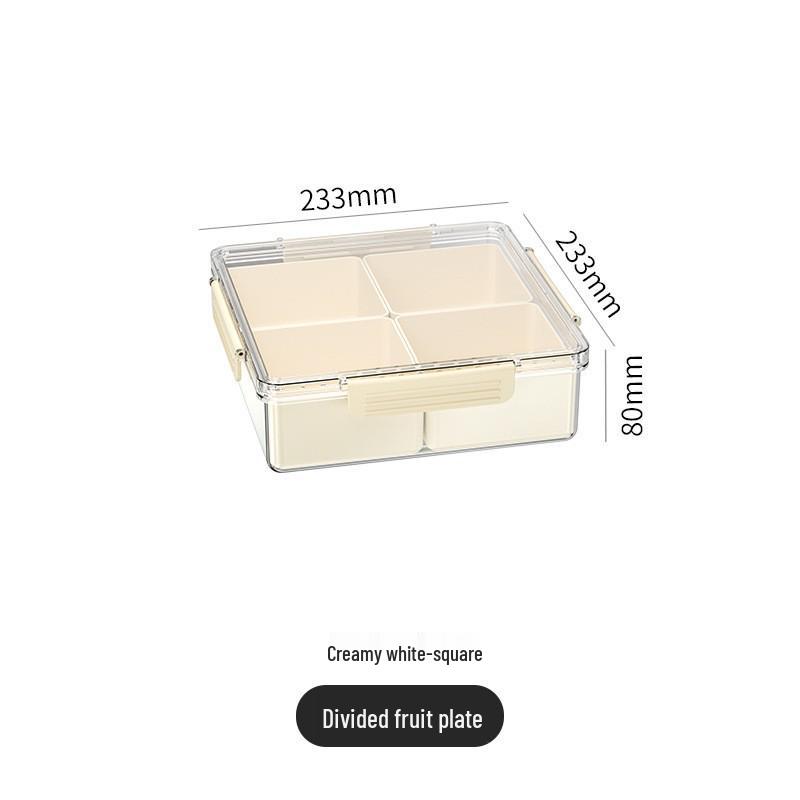 

Элегантная тарелка для фруктов и закусок с секциями для гостиной