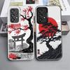 Japanese Minimalist Pine Tree Soft Phone Case for Samsung A17 A16 A15 A14 A13 A57 A56 A55 A54 A53 A37 A36 A35 A34 A33 A26 A25 A2