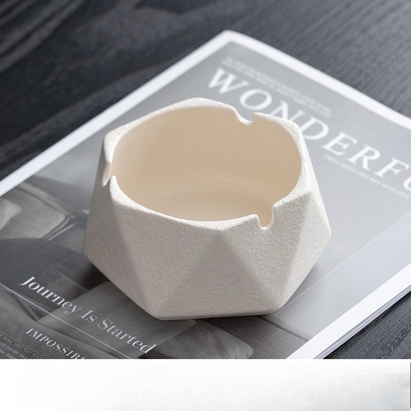 Large Ashtray Creative Personality Ceramic Ashtray Home Retro Chinese Living Room Light Luxury Office Trend Ashtray