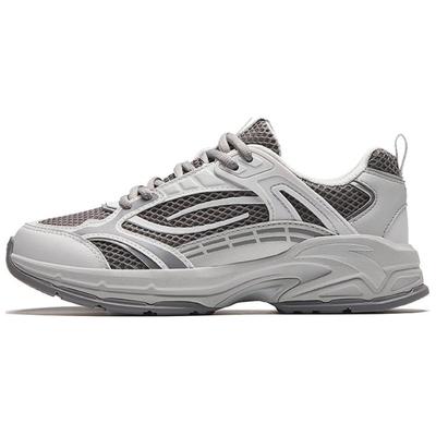 Millennium Glacier Zapatos Casuales Retro para Mujer Suela Gruesa Zapatos de Padre Gris Claro Gris Tormenta de Arena 922428813-3