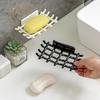 Punch-free Wall-mounted Soap Dish - Adhesive Bathroom Storage Rack with Draining Feature