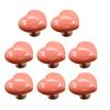 8Pcs Toilet Press Button Easy Installation Clean Reusable Heart-Shaped Design Toilet Flush Button Replacement