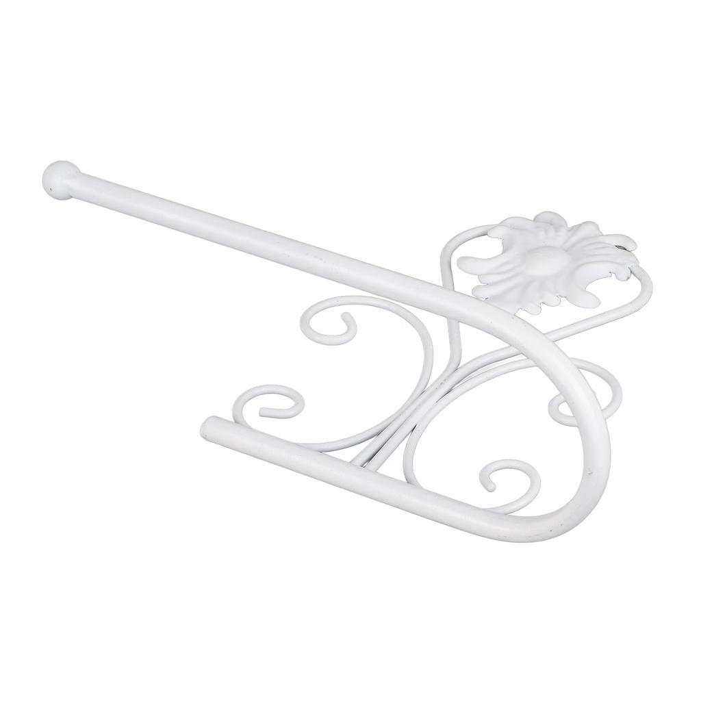 Uchwyt na ręczniki papierowe, ścienny, do kuchni i łazienki (Biały)