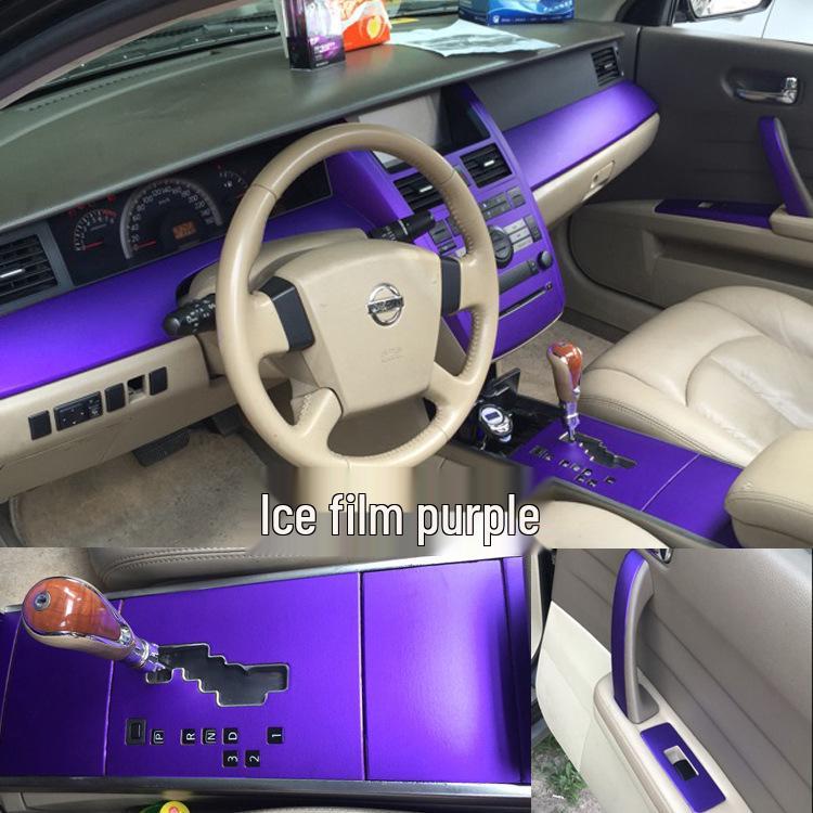 Carbon Fiber Central Control Gear Decor Sticker for 2004-2007 Teana Interior Modification