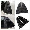 For Volkswagen VW POLO     Car Rear Window Shutter Cover Louver Side Vent Trims ABS Chrome Styling Accessories