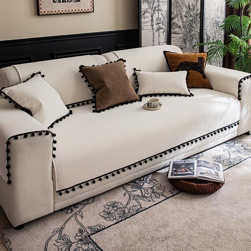 French Retro Style Special-Shaped Sofa Cushion Cushion Is Universal In All Seasons  New Straight Sofa Cushion Sofa Cover