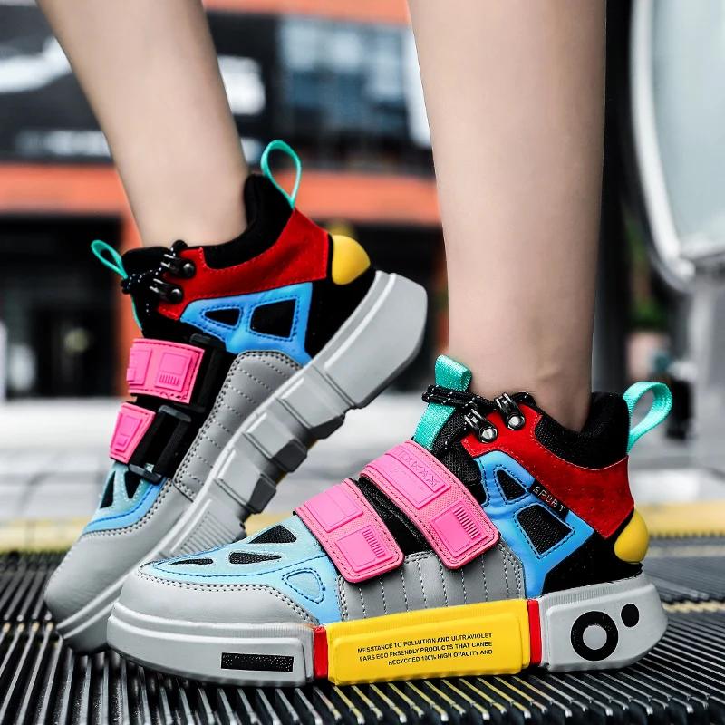 New Unisex Breathable Chunky Sneakers Autumn Outdoor Sport Low-top Running Colorful Shoes Fashionable and Essential Personalized