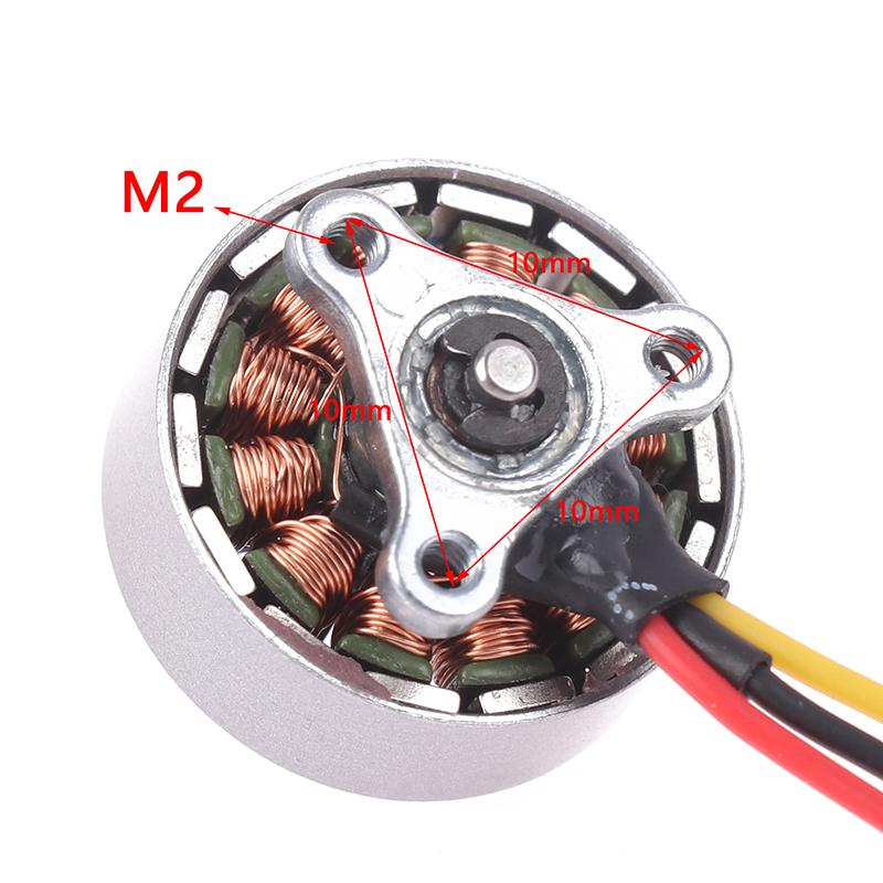 1/2pcs FPV Quadcopter Aircraft Engine High Speed 2S-3S 2MM Shaft 2750KV Mini 18MM 3-phase Brushless Motor RC Drone