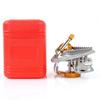1PC Foldable Split Camping Gas Stove - Portable Picnic Flat Gas Electronic Ignition Stove for Outdoor Cooking Supplies