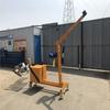 Fully Electric Single Arm Hydraulic Crane with Legless Counterweight for Efficient Handling.