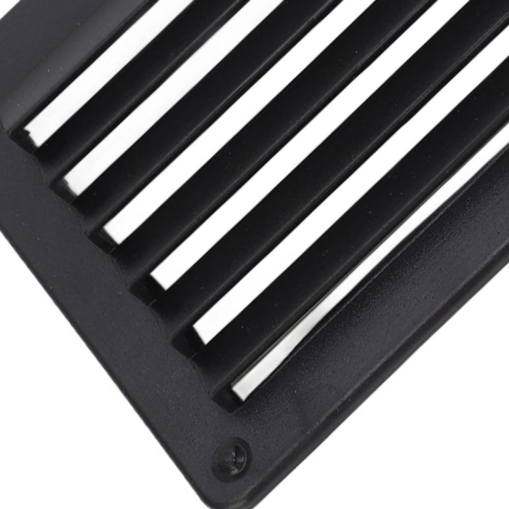 Schwarze 10,4 x 5 Zoll große Lüftungsschlitzabdeckung für Deckenventilatoren, geeignet für Wohnmobile